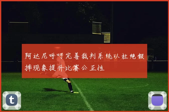 阿达尼呼吁完善裁判系统以杜绝假摔现象提升比赛公正性